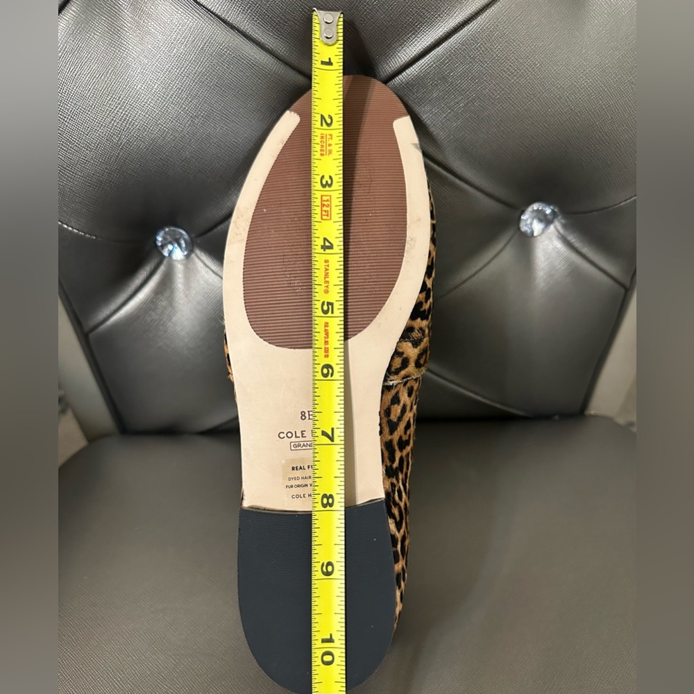 NWT Cole Haan Modern Classics Loafer ( Women) Printed Ocelot Calf Hair - Picture 11 of 13
